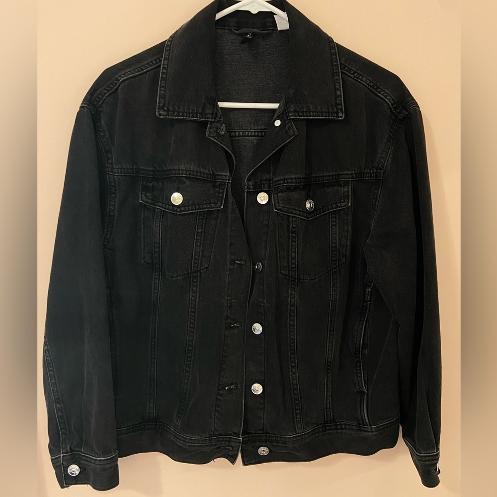 H&M Black Denim Jacket